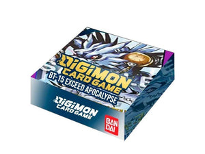 Digimon [BT15] Exceed Apocalypse Booster Box Trading Card Games Bandai   