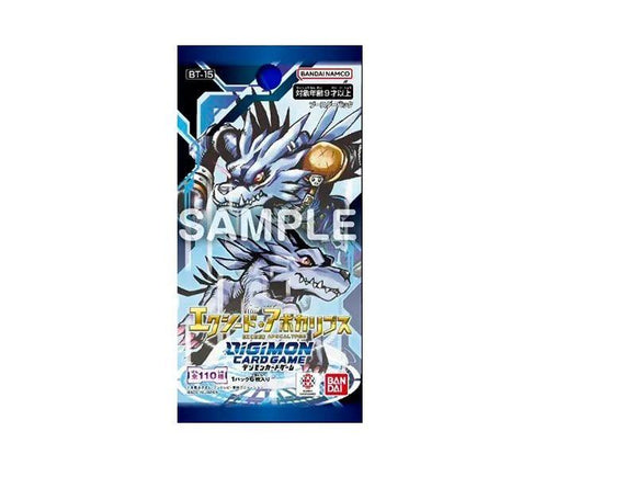 Digimon [BT15] Exceed Apocalypse Booster Trading Card Games Bandai   