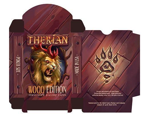 Therian Cards Wood Card Games Common Ground Games