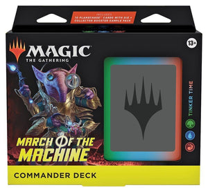 MTG: March of the Machine Commander Deck Tinker Tithe Trading Card Games Wizards of the Coast   