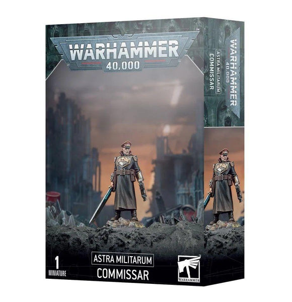 Warhammer 40K Astra Militarum: Commissar Miniatures Games Workshop   