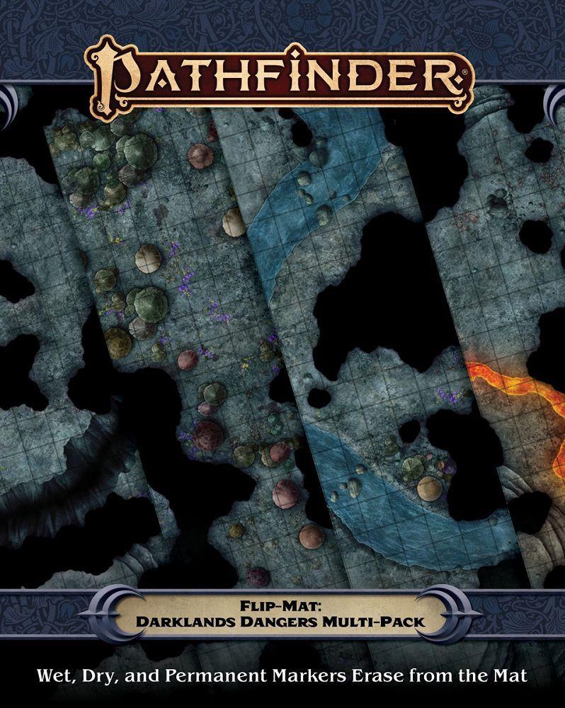 PF Flip Mat Darklands Dangers RPG Maps Paizo   