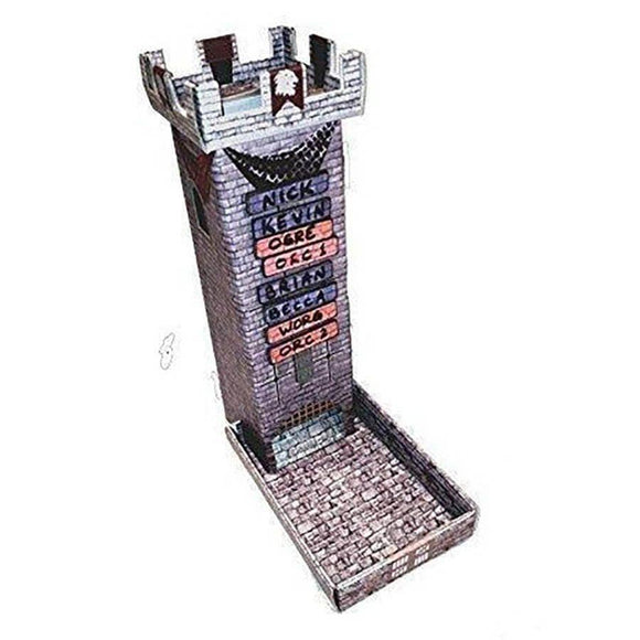 Dark Castle Dice Tower w/ Turn Tracker Dice Role 4 Initiative