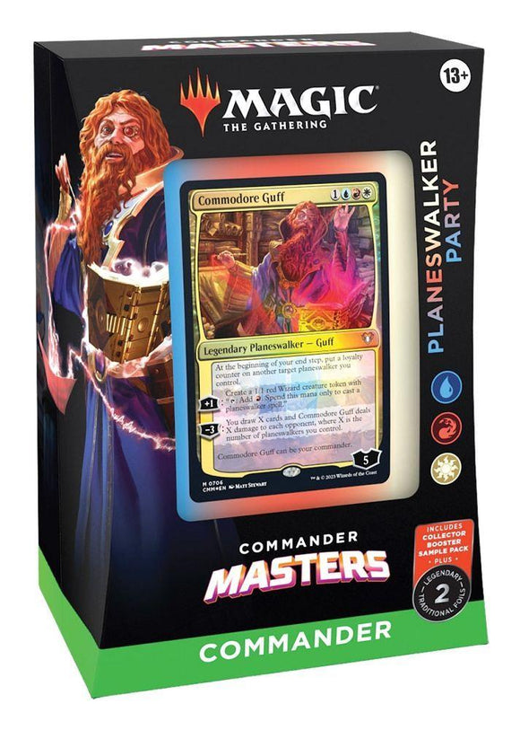 MTG: Commander Masters Commander Deck: Planeswalker Party Trading Card Games Wizards of the Coast   