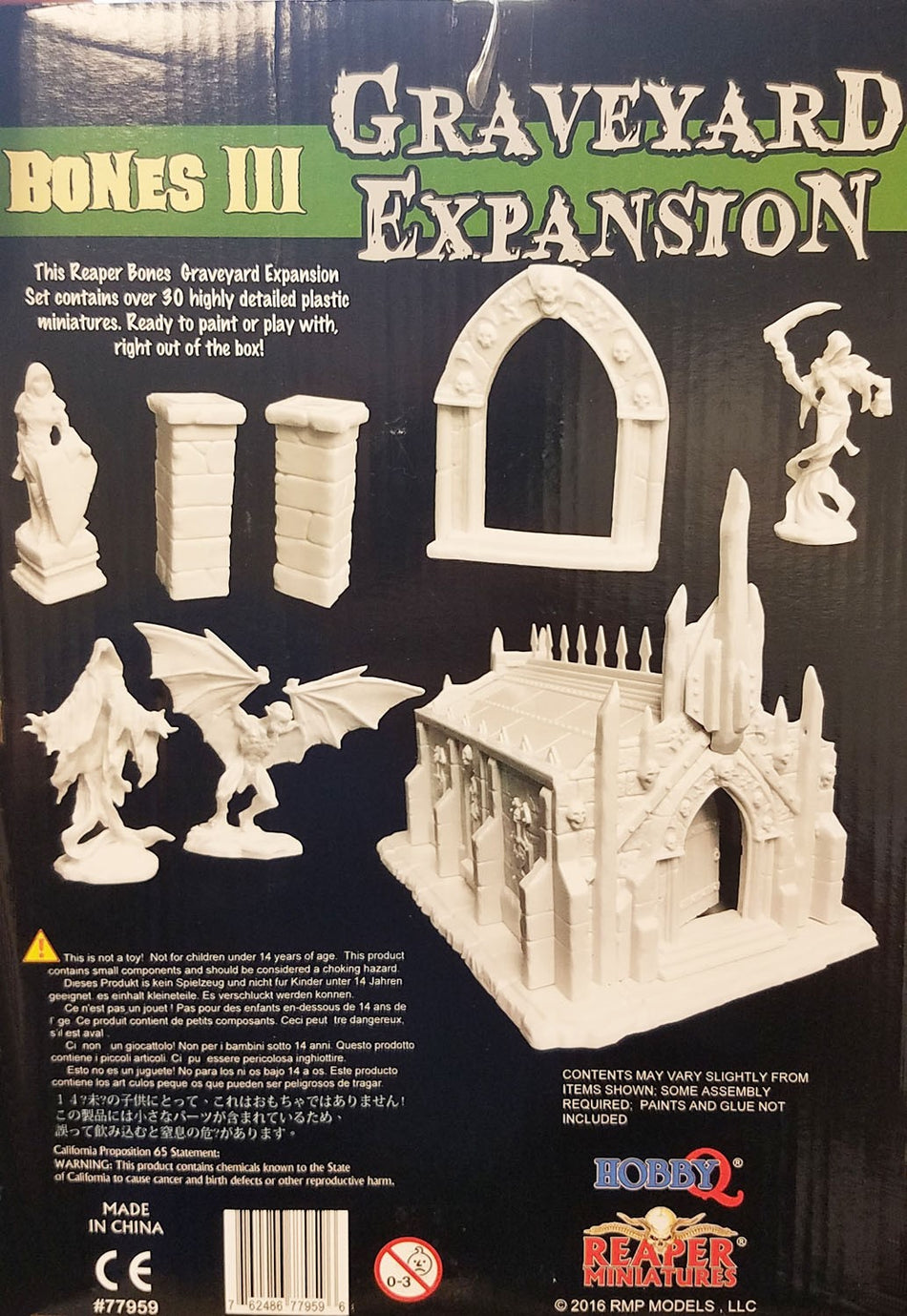 Reaper Miniature Bones Graveyard Expansion Boxed Set (77959) Miniatures Reaper Miniatures   