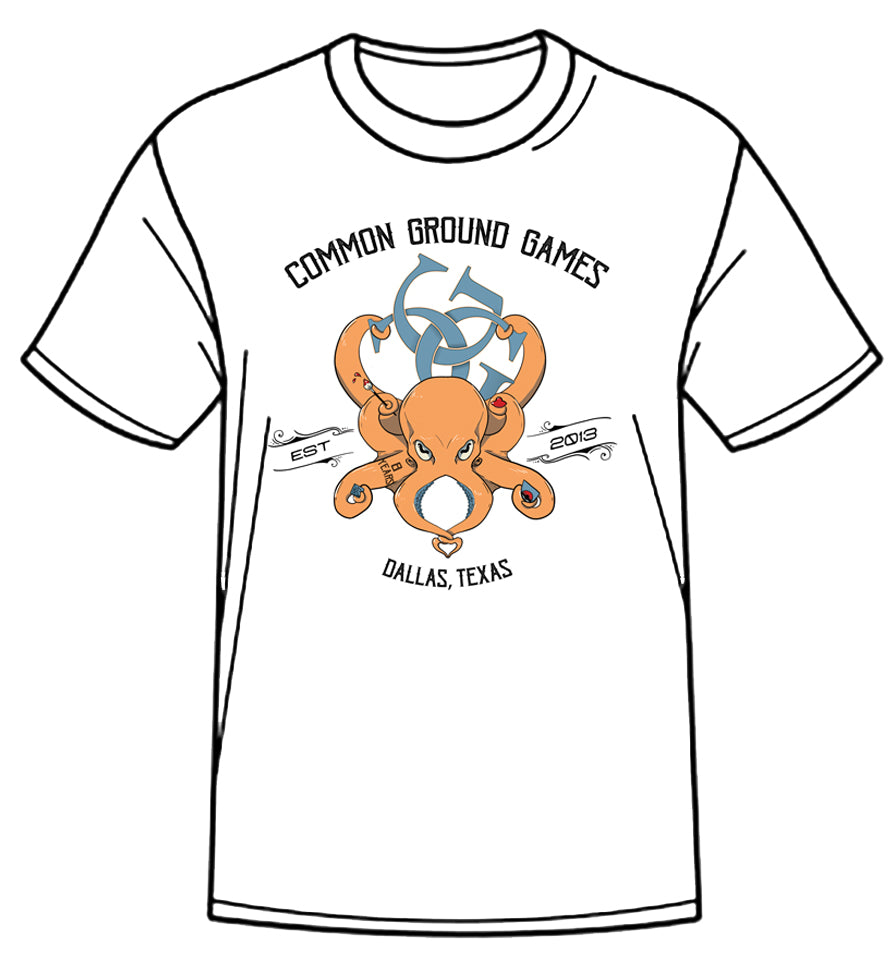 CGG Tshirt M 8 Year Octopus Clothing & Accessories Common Ground Games   