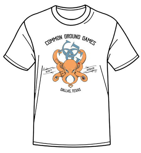 CGG Tshirt S 8 Year Octopus Clothing & Accessories Common Ground Games   