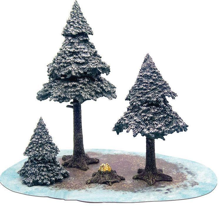 Monster Scenery Snowy Pines Miniatures Monster Fight Club