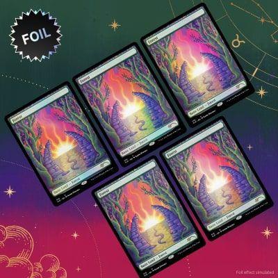 MTG: SL Taurus Forests Foil Trading Card Games Wizards of the Coast