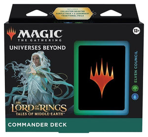 MTG: The Lord of the Rings: Tales of Middle-Earth Commander Deck Elven Council Trading Card Games Wizards of the Coast   