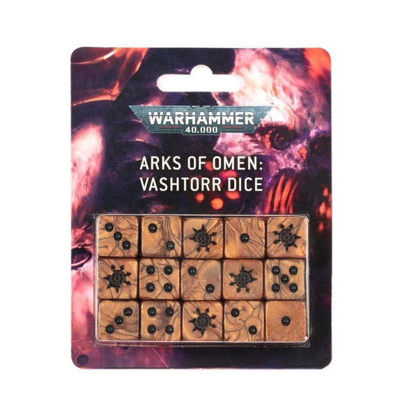 Warhammer 40K Arks of the Omen Vashtorr Dice  Games Workshop   