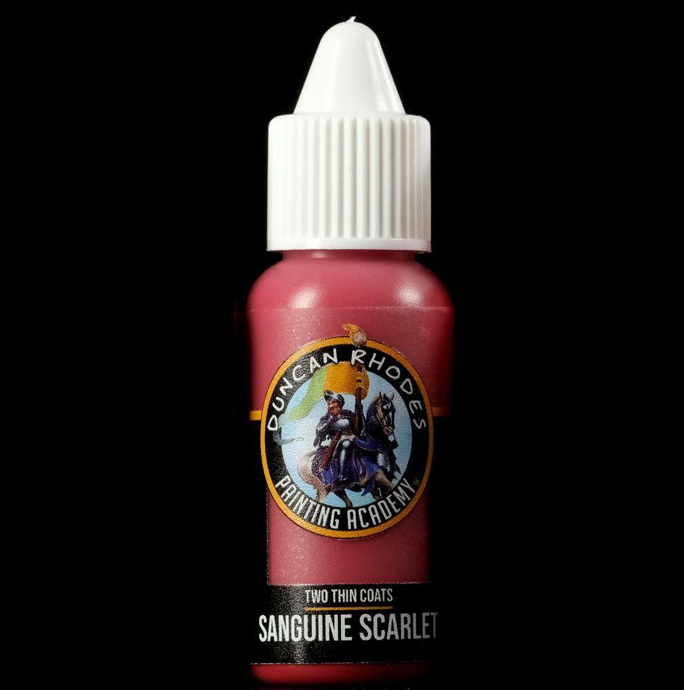 Two Thin Coats: Sanguine Scarlet Paints Trans Atlantis Games
