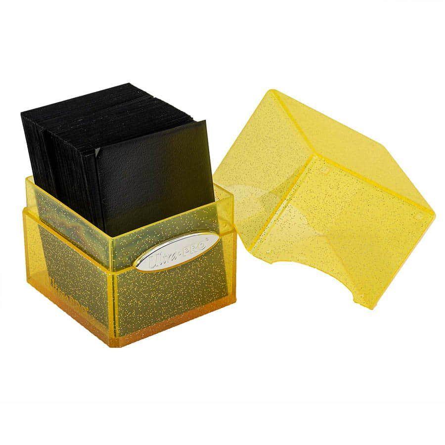 DB Satin Cube Glitter Yellow Supplies Ultra Pro   