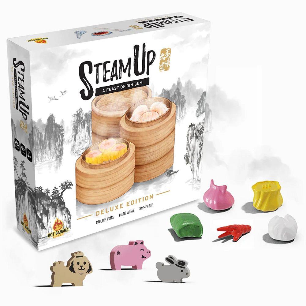 Steam Up Deluxe Edition Board Games Hachette Boardgames