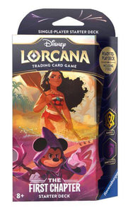 Disney Lorcana TCG: 1st Set Starter Deck Amber & Amethyst Trading Card Games Ravensburger   