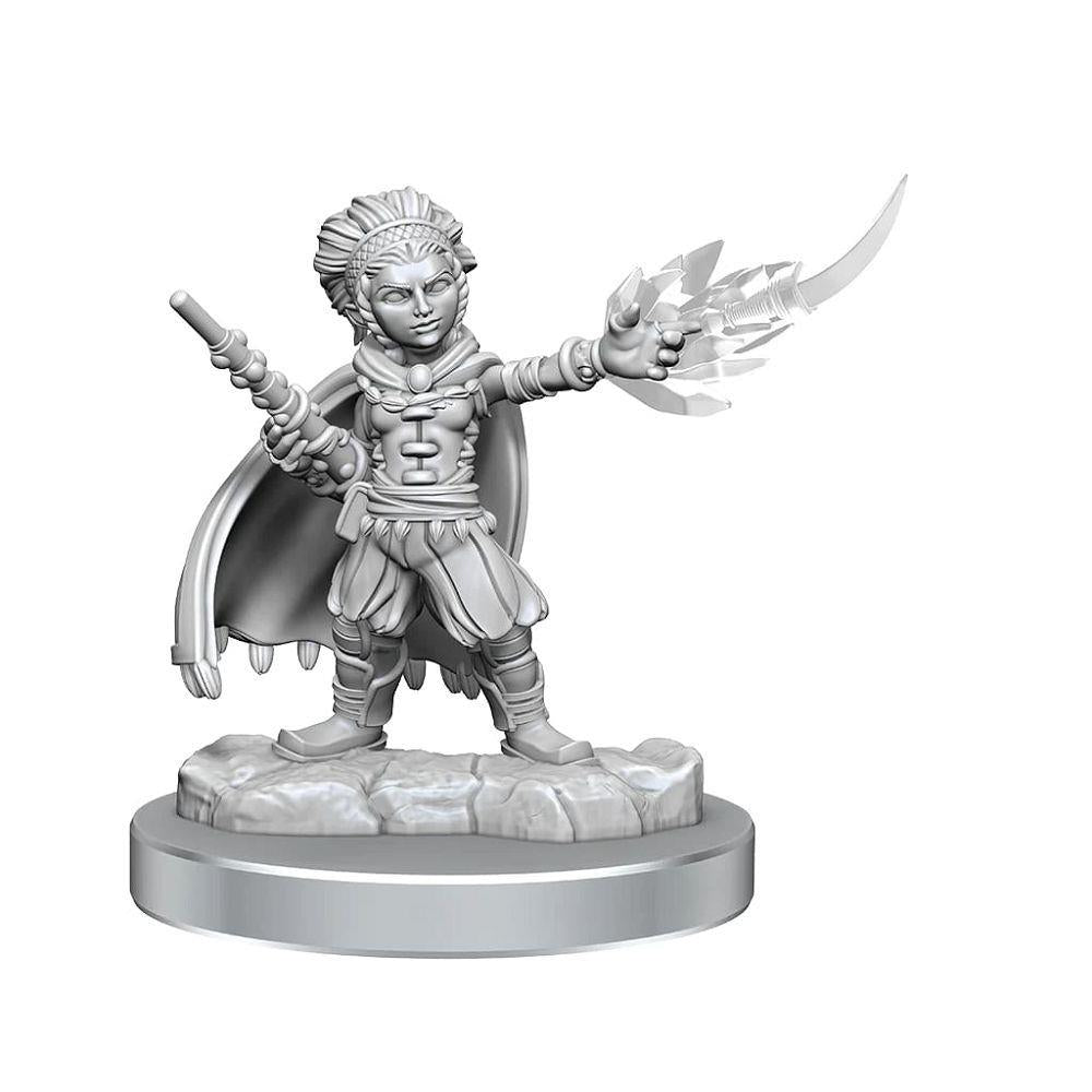 Dungeons & Dragons Nolzur’s Marvelous Miniatures: Halfling Wizards - Male and Female Miniatures WizKids   