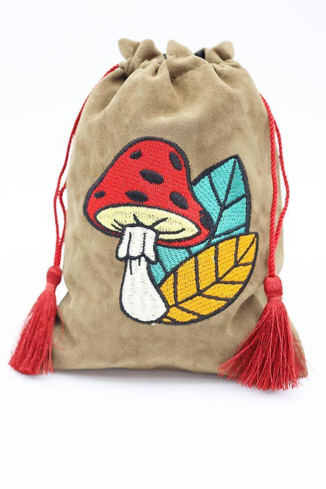 Dice Bag Mushroom & Leaf  Foam Brain Games   