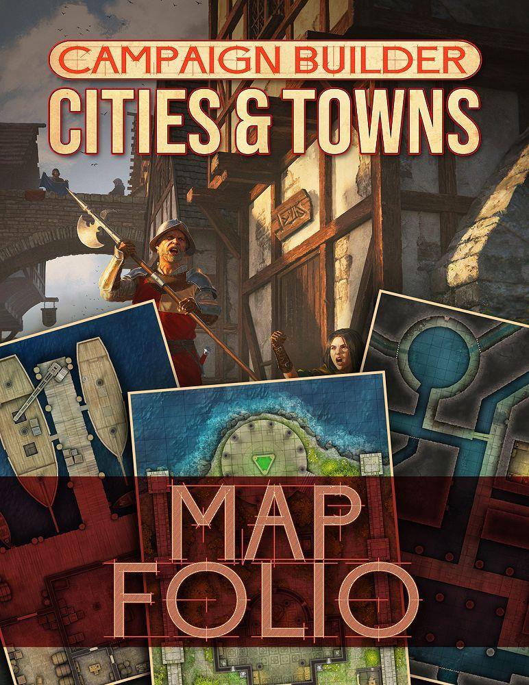Campaign Builder: Cities & Towns Map Folio RPG Maps Paizo