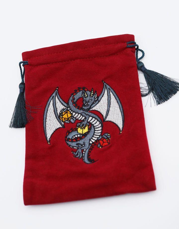 Dice Bag Black Dragon  Foam Brain Games   
