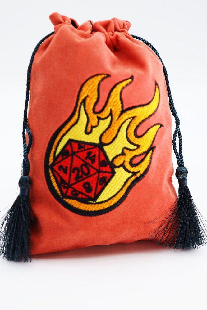 Dice Bag Dice Fireball  Foam Brain Games   