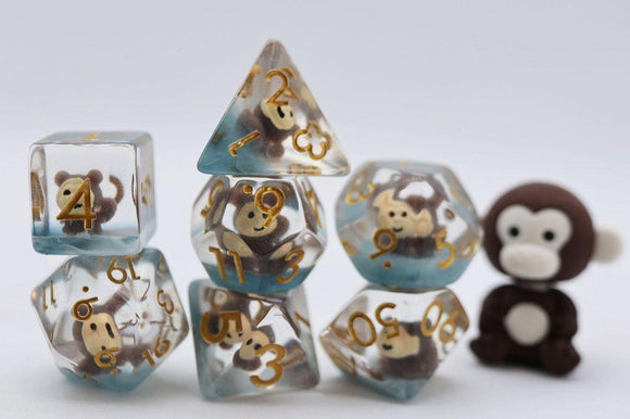 7ct Mischievous Monkey Dice Foam Brain Games
