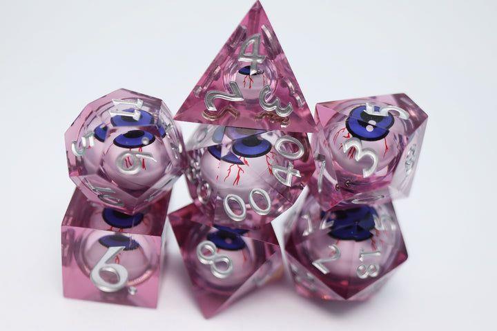 7ct Sharp Bloodshot Dice Foam Brain Games