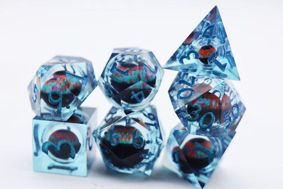7ct Sharp Cyclops Teal Dice Foam Brain Games