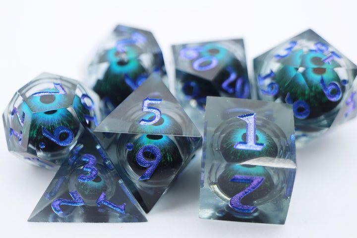 7ct Sharp Cyclops Blue Dice Foam Brain Games