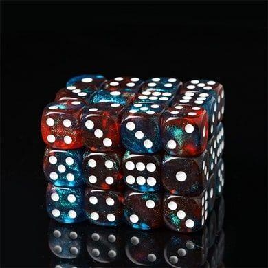 12ct d6 Pips Fast and Strong Dice Foam Brain Games   