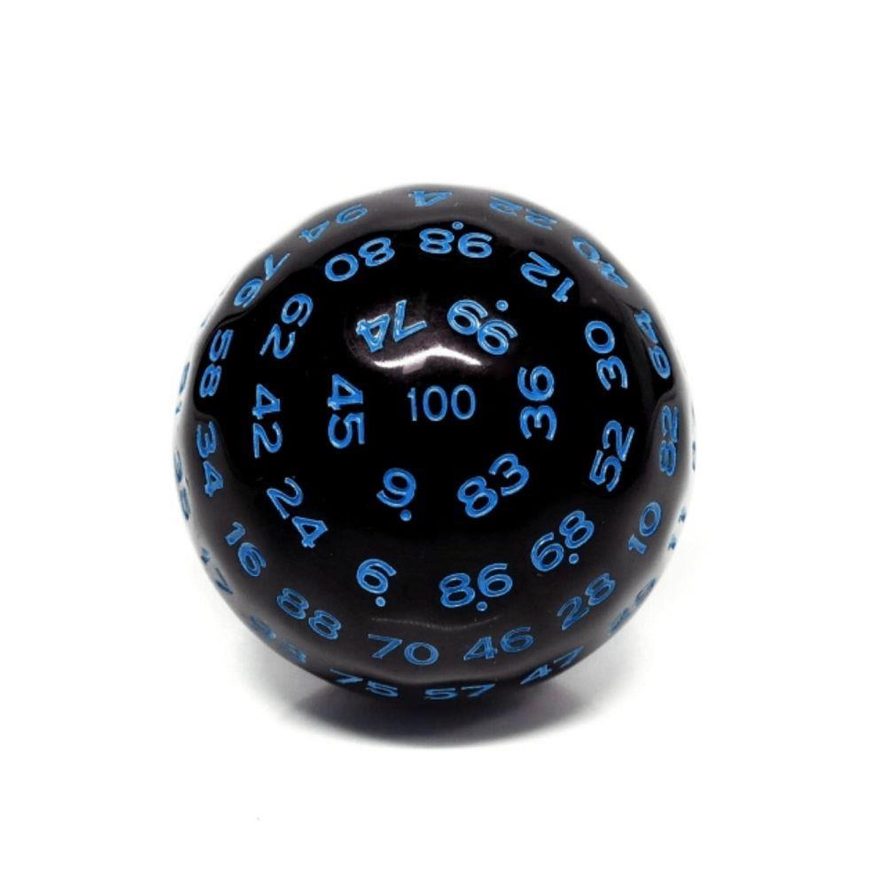d100 Black Opaque/Blue  Foam Brain Games   