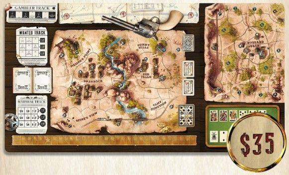 Western Legends Playmat Board Games Common Ground Games