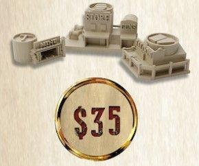 Western Legends 3D Buildings Board Games Common Ground Games