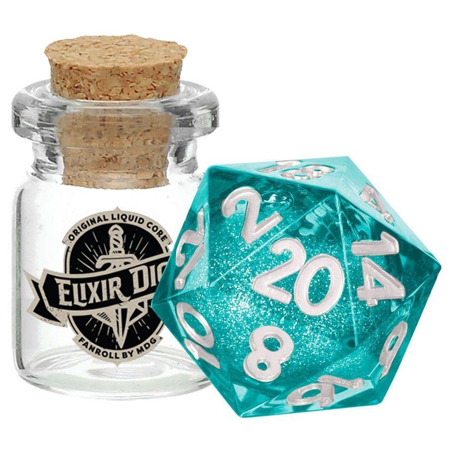 d20 Mana Extract Dice FanRoll by Metallic Dice Games   