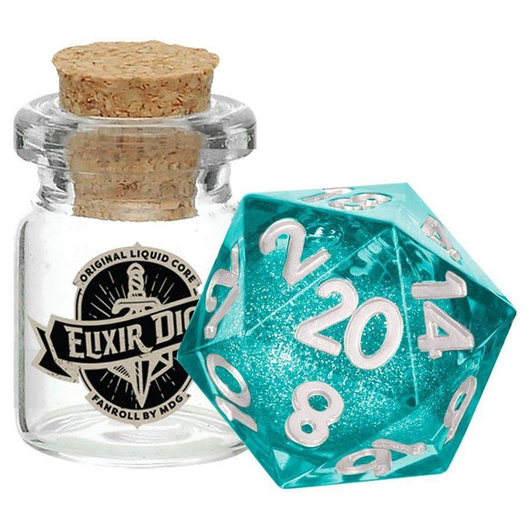 d20 Mana Extract Dice FanRoll by Metallic Dice Games   