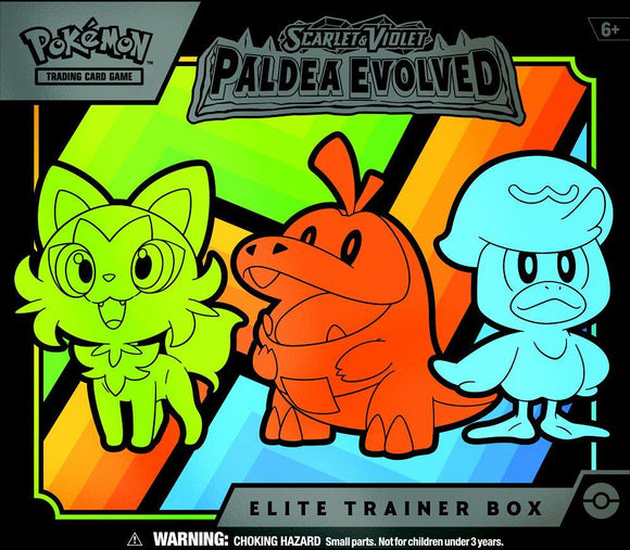 Pokemon TCG: Scarlet & Violet: Paldea Evolved Elite Trainer Box  Common Ground Games   