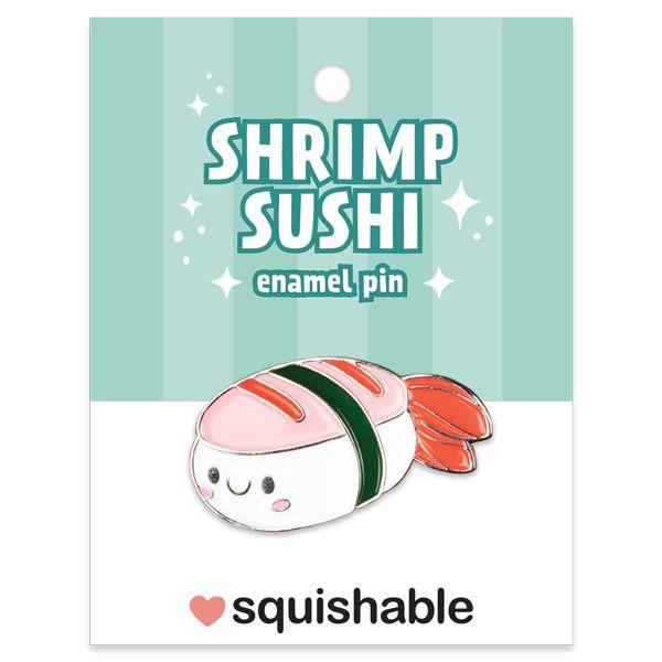 Shrimp Sushi Enamel Pin Toys Squishable   