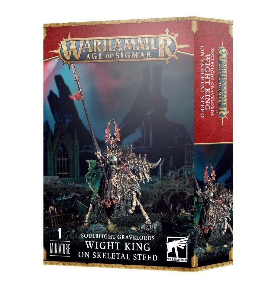 Age of Sigmar Soulblight Gravelords: Wight King on Skeletal Steed Miniatures Games Workshop