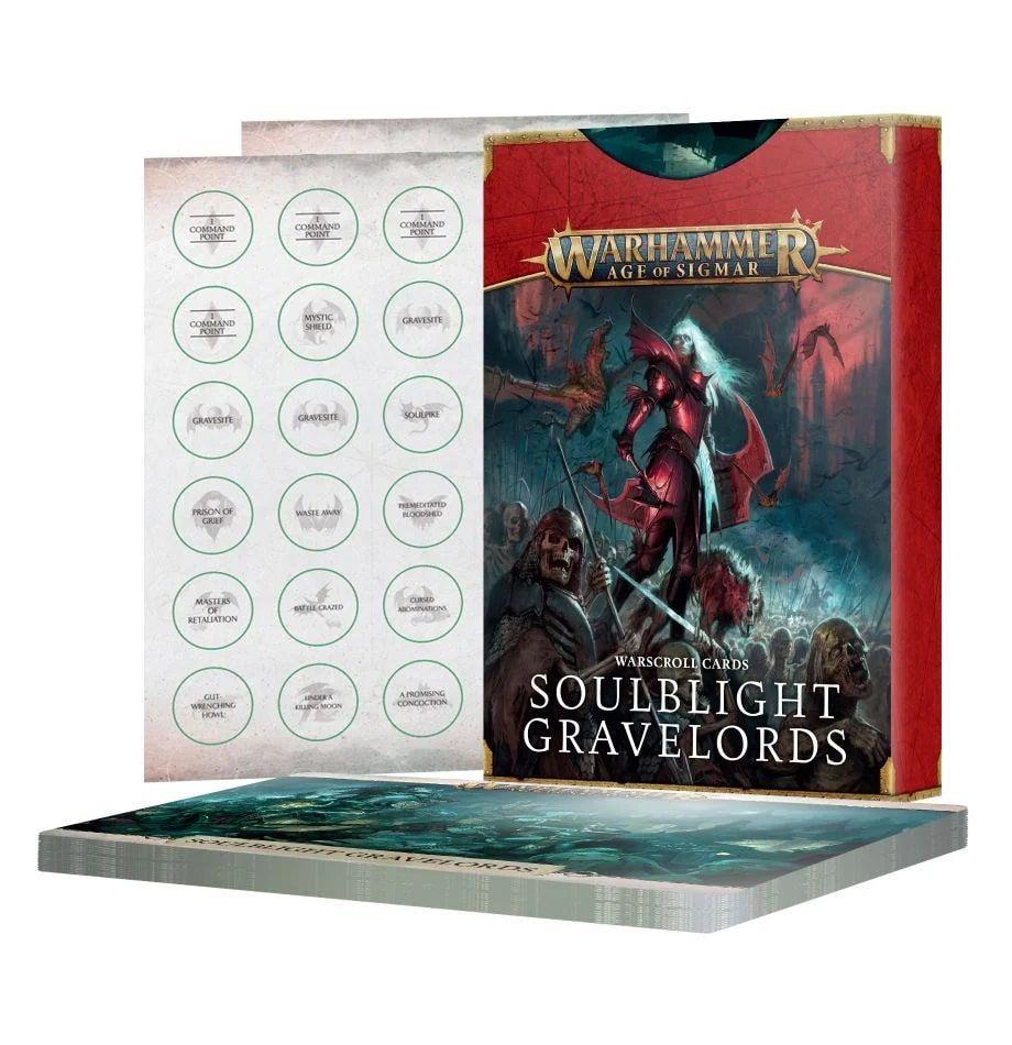 Age of Sigmar Soulblight Gravelords Warscroll Cards Miniatures Games Workshop   