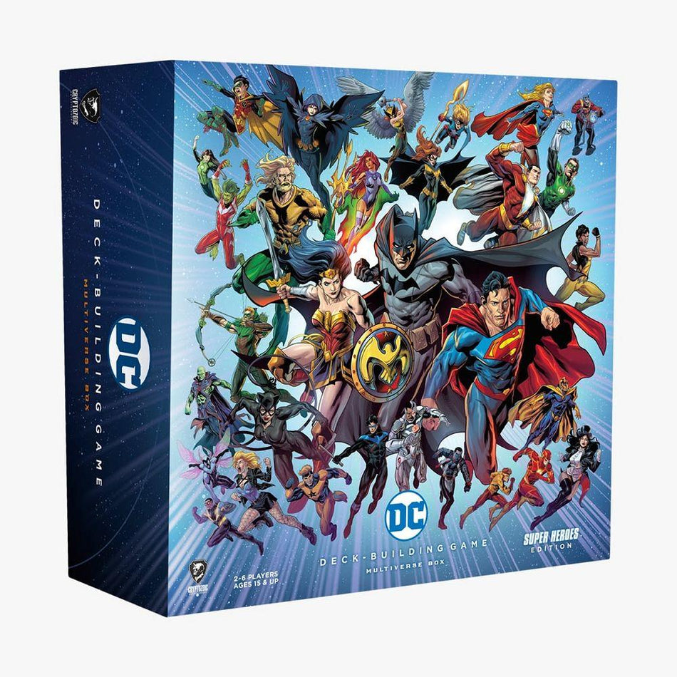 DC DBG Multiverse Box Heroes Card Games Cryptozoic Entertainment