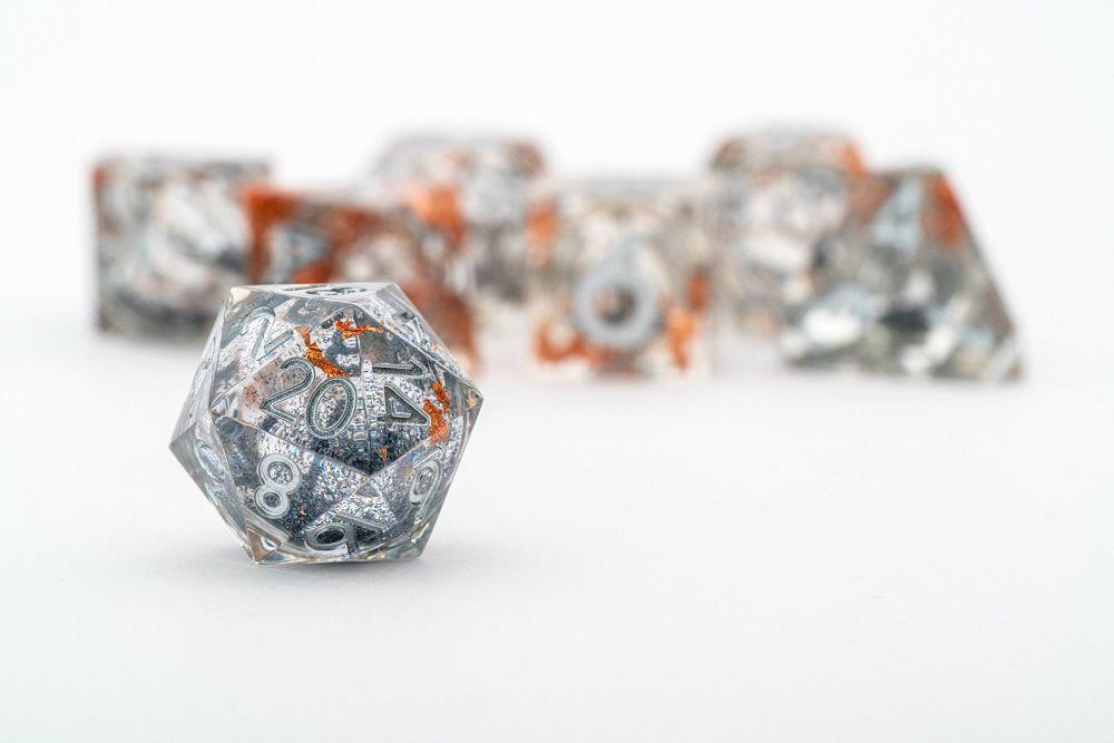 d20 Liquid Lode Dice FanRoll by Metallic Dice Games