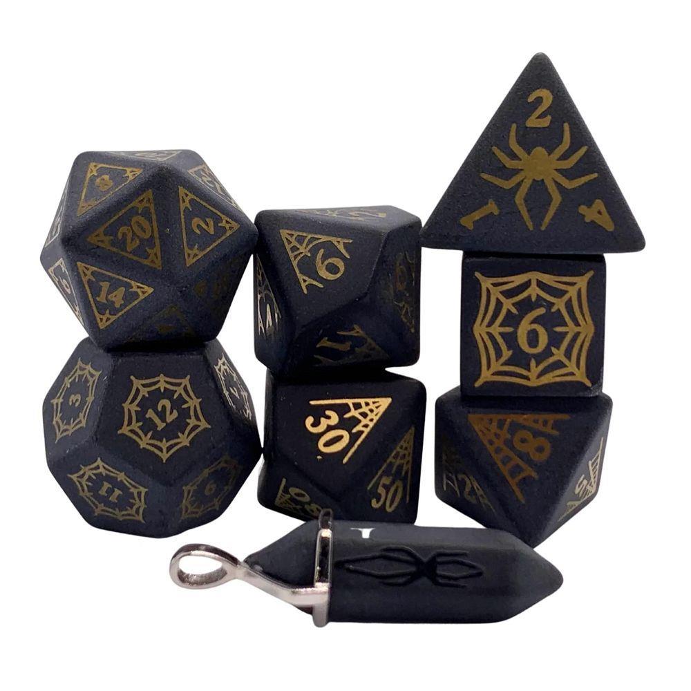 Gold Ionized Obsidian Widow Dice Level Up Dice
