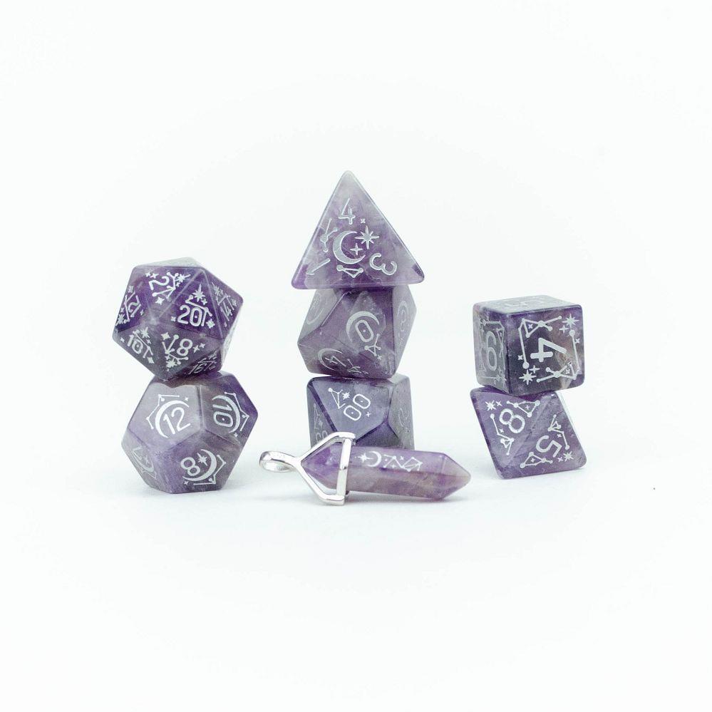 Constellation Amethyst (silver) Dice Level Up Dice