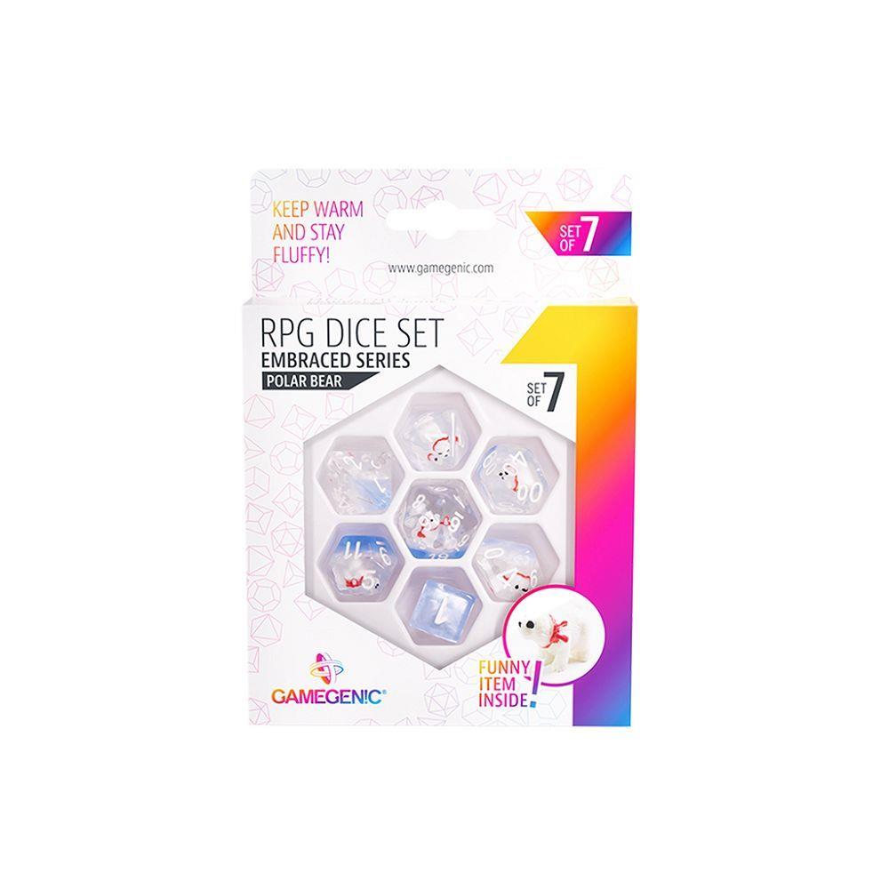 7ct Polar Bear Embraced Dice Dice Gamegenic