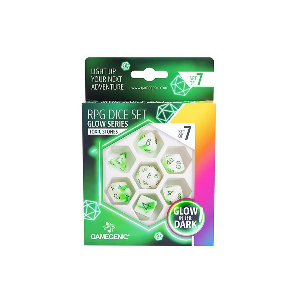7ct Toxic Stones Glow Dice Dice Gamegenic