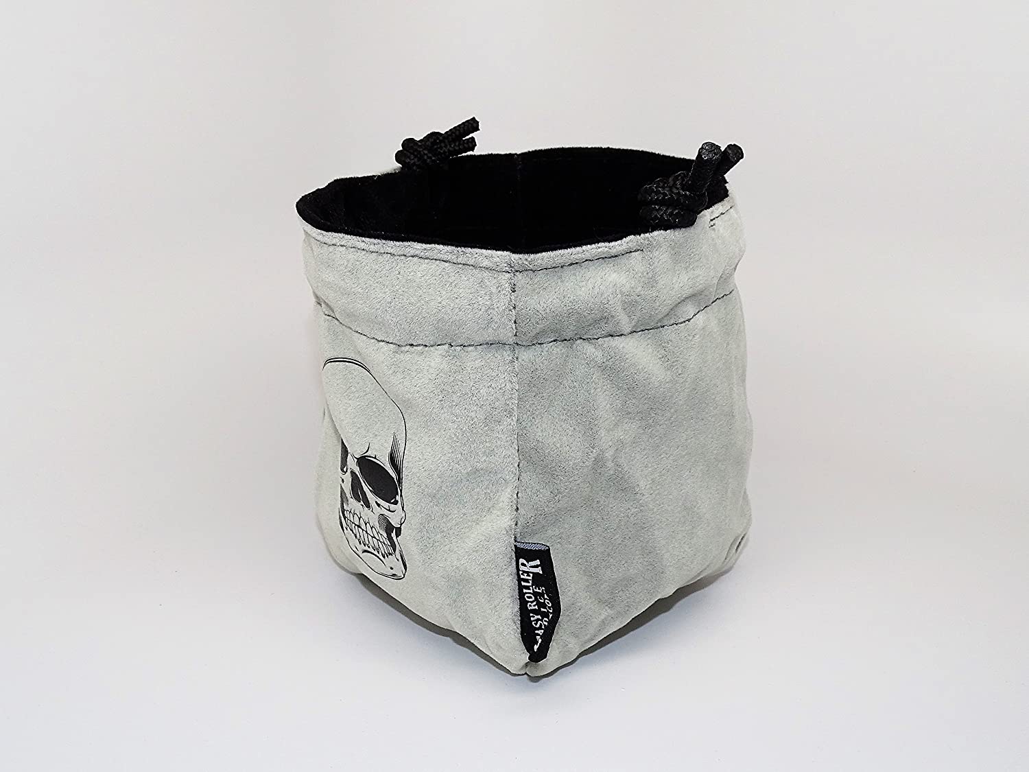 Easy Roller Skull Reversible Microfiber Self-Standing Small Dice Bag Supplies Easy Roller Dice