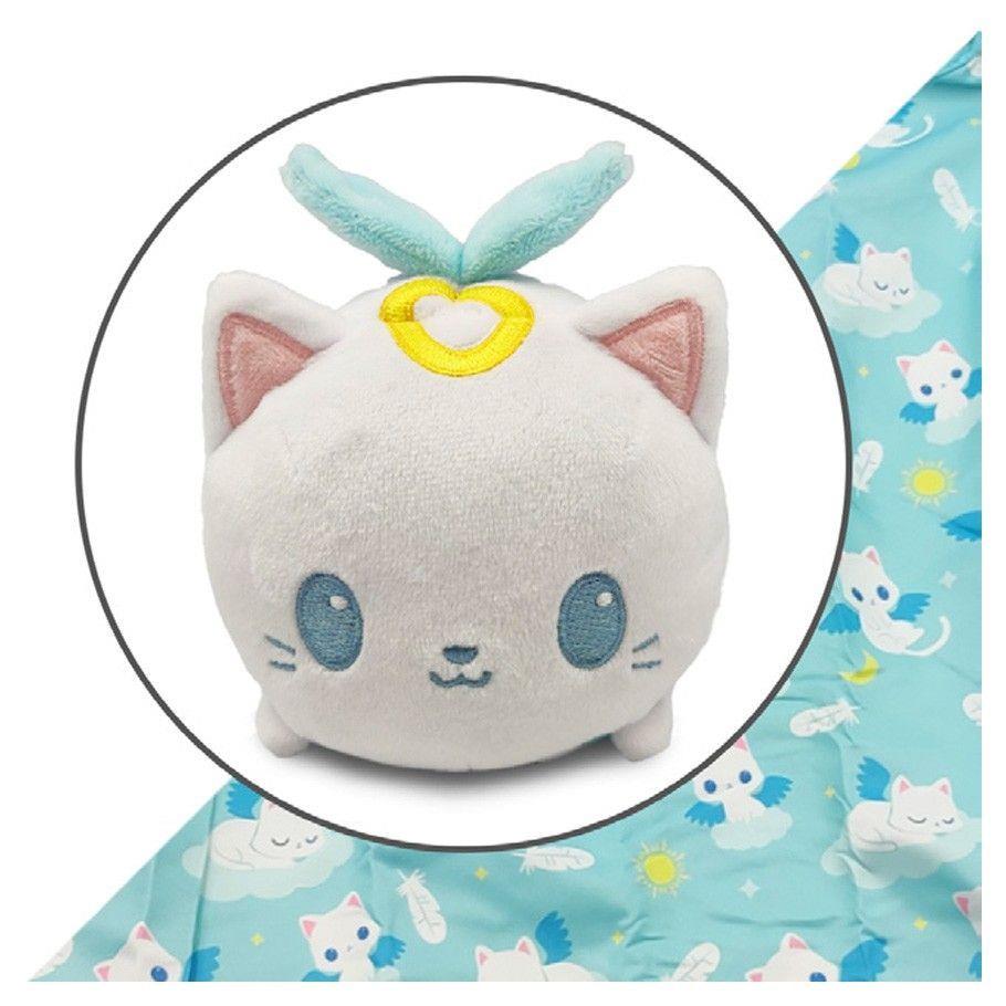 Plushie Tote White Angel Cat Plushes TeeTurtle   