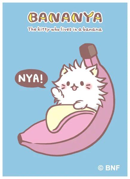 Bananya Card Sleeves Blue Supplies Japanime Games   
