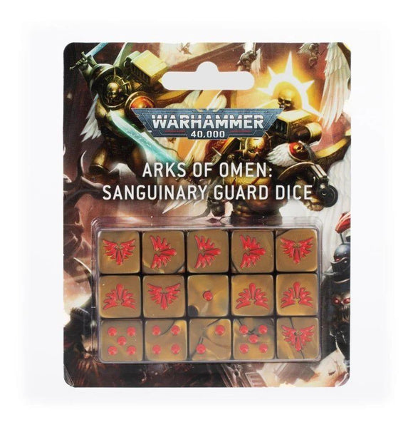 Warhammer 40K Arks of the Omen Sanguinary Guard Dice  Games Workshop   