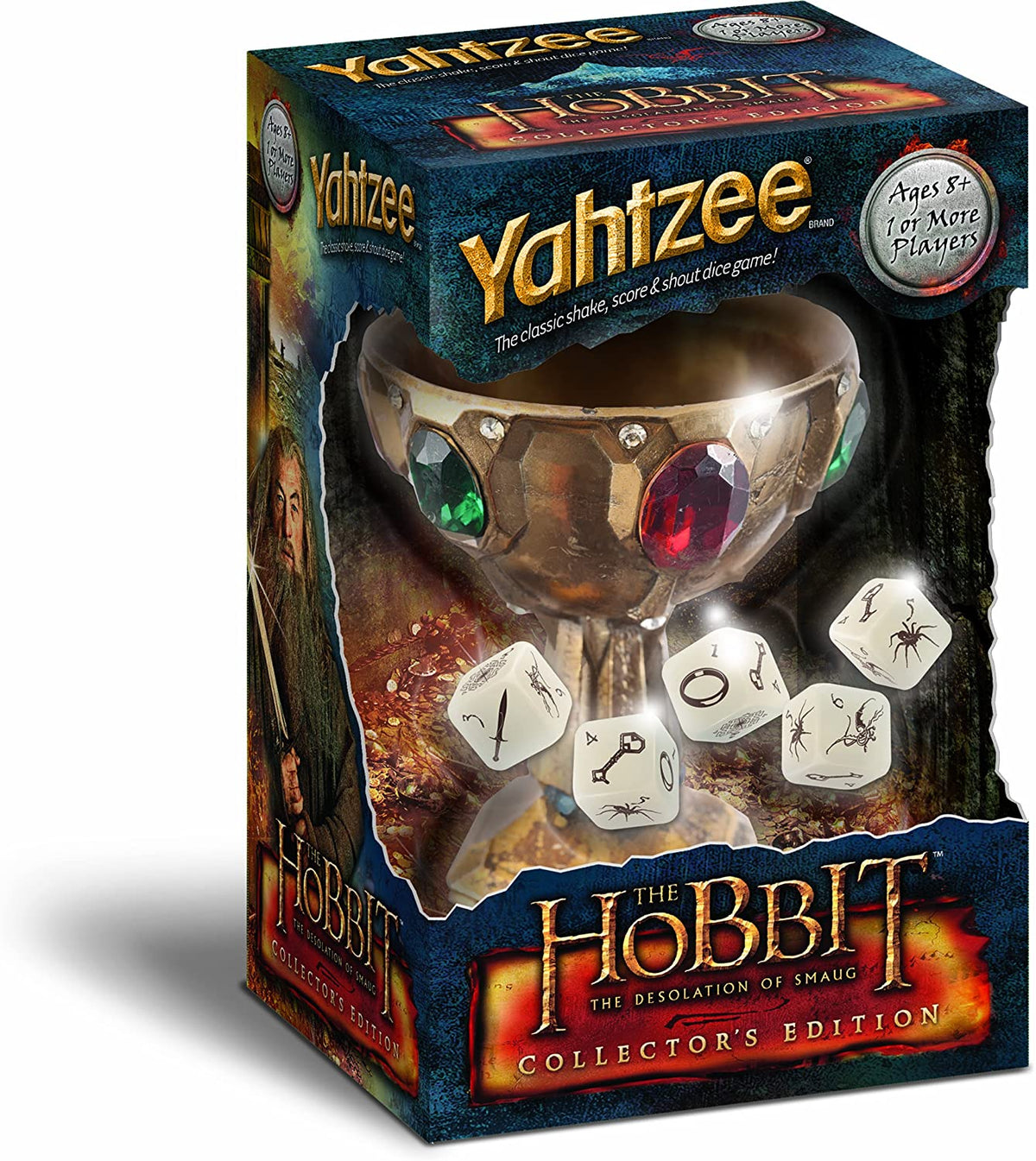 Yahtzee: The Hobbit The Desolation of Smaug Collector's Edition Board Games USAopoly