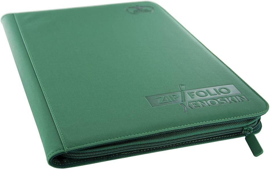 Ultimate Guard Binder XenoSkin Zipfolio 9pkt Green (10212) Supplies Ultimate Guard   